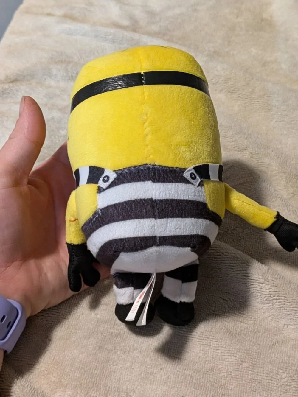 TY Beanie Babies Despicable Me Minion Jail Time Prison Plush w/ Tag Universal